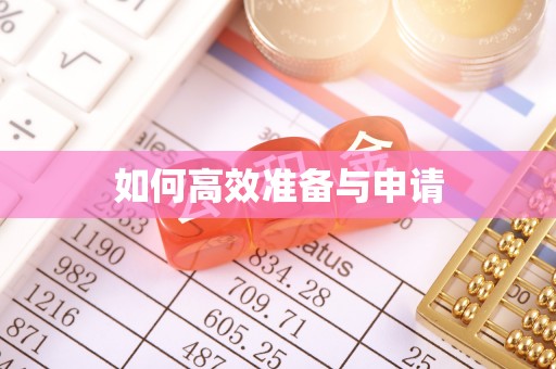 杜集如何高效准备与申请