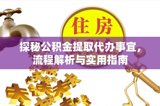 杜集探秘公积金提取代办事宜，流程解析与实用指南